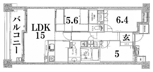 エルパークスクエア京都鴨川 間取り図