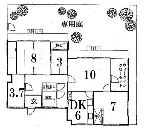 コーポラス吉田 間取り図