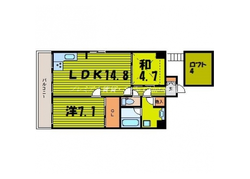 ケーズアレイ 間取り図
