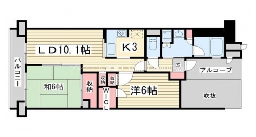 フォルム東洞院三条 間取り図