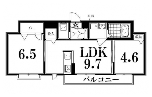 グリナージュ一乗寺 間取り図