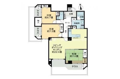 エルザ京都御所西 間取り図