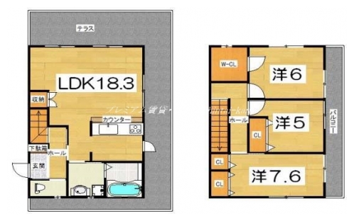 クリンゲルバウム下鴨 間取り図