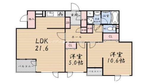 銀閣寺パークマンション 間取り図
