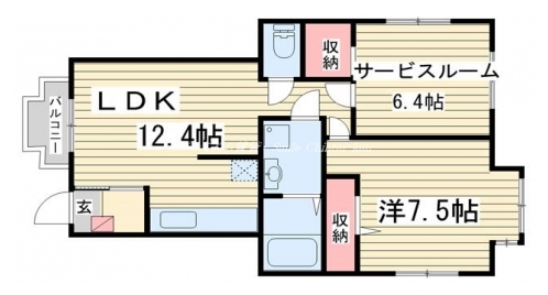 ＣＡＳＡ　ＭＩＡ２ 間取り図