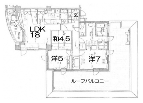 デリード清水坂 間取り図