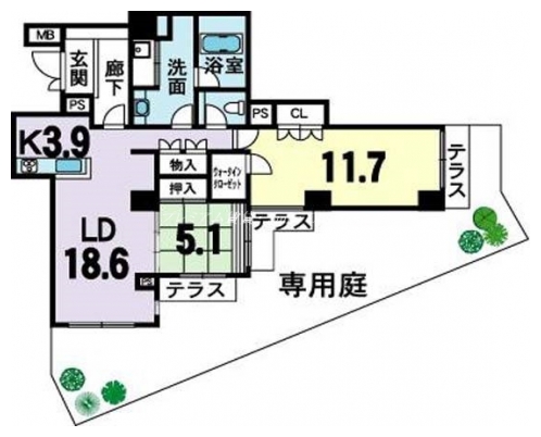 スティーロ京都東山妙法院 間取り図