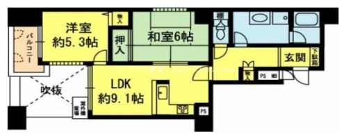 ドムール御池 間取り図