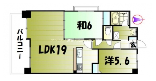 サンヴェール京都西陣 間取り図