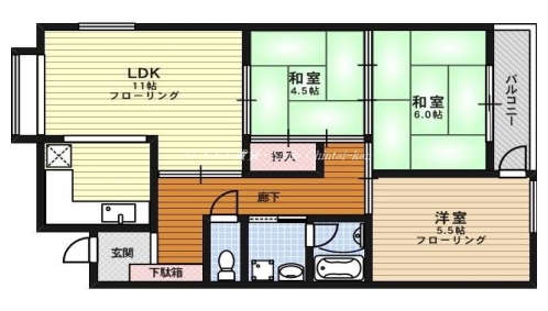 御所俵 間取り図