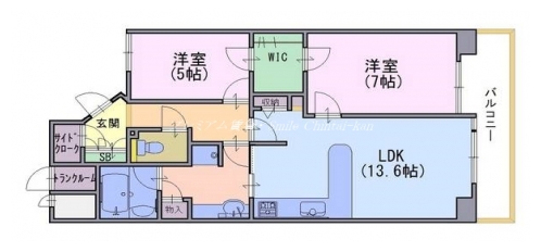 レスタージュ西陣 間取り図