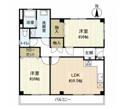 サンハイツ 間取り図