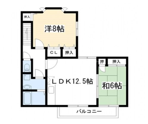 セジュール鞍馬口 間取り図