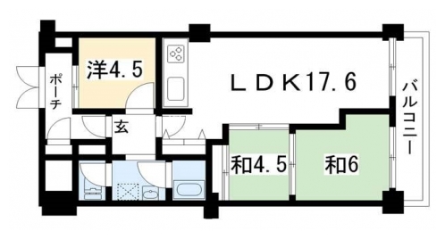 じょい下鴨 間取り図