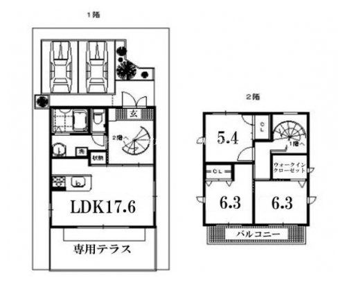 岩根邸国際会館住宅 間取り図