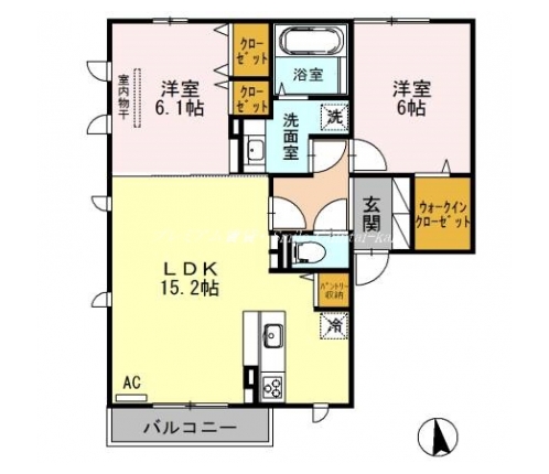 バーズウッド 間取り図