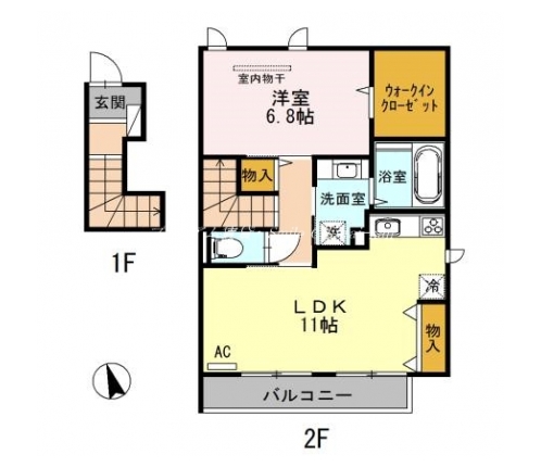 バーズウッド 間取り図