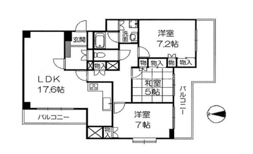 グランフォルム清水別邸 間取り図