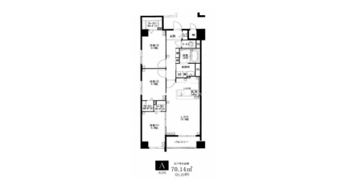 ファボリート御所南堺町莊 間取り図