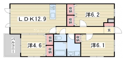 ケントク２ 間取り図