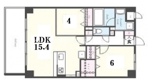 ザ・グレース京都岡崎 間取り図