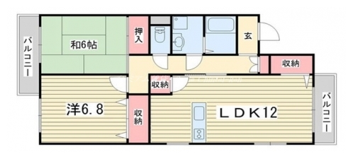 エクセレンス東山 間取り図