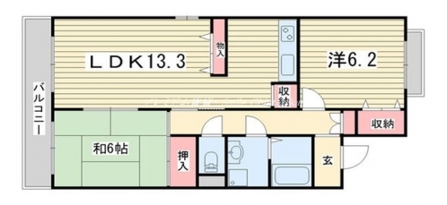 エクセレンス東山 間取り図