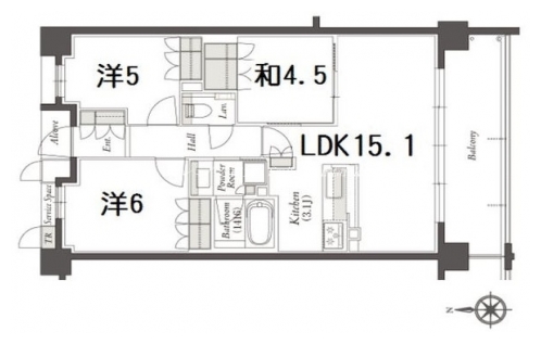 ザ・京都レジデンス岡崎 間取り図