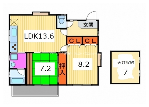 ツーハウス 間取り図