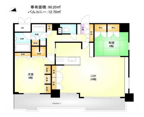 プレサンス祇園宮川町 間取り図