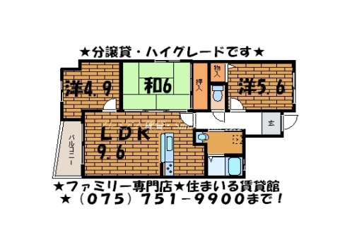 グローバル岡崎 間取り図