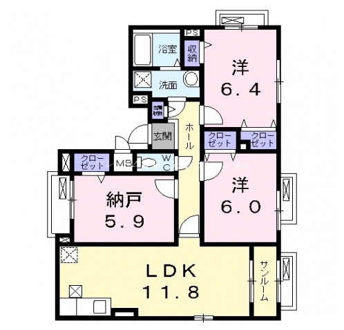 エクセレントＹＡＧＩ 間取り図