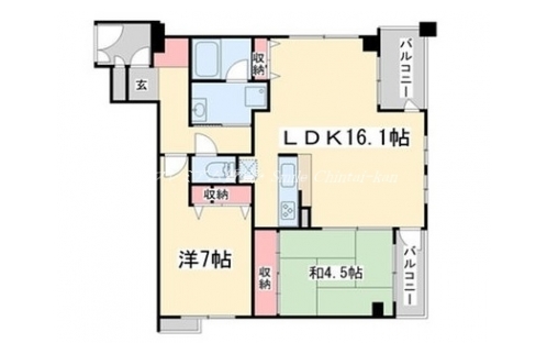 ネバーランド鞍馬口 間取り図