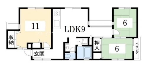 アメニティ寺町 間取り図