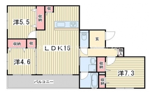 グラシア高倉 間取り図