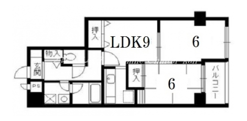 ライオンズＭ二条城東 間取り図