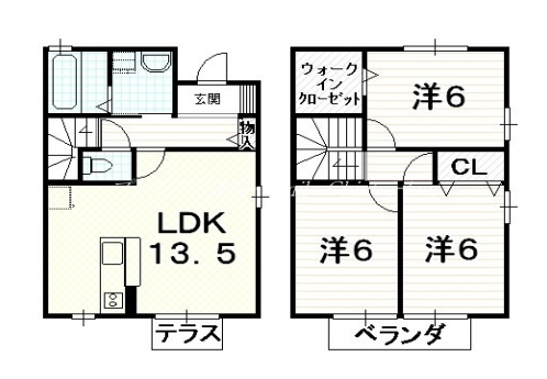 メディエイトプラザ松ヶ崎 間取り図