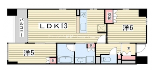 ブランズ京都河原町レジデンス 間取り図