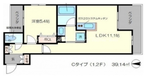 ヴィラ聖護院 間取り図