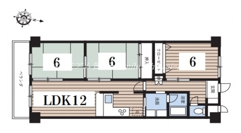 ライフプラザ河原町今出川 間取り図
