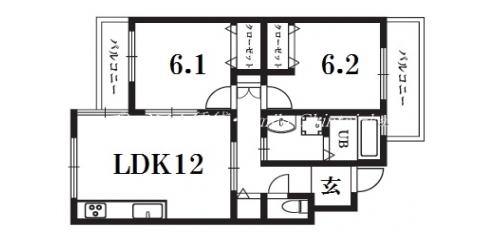 Ｆｅｒｉｏ　Ｖｉｌｌａ 間取り図