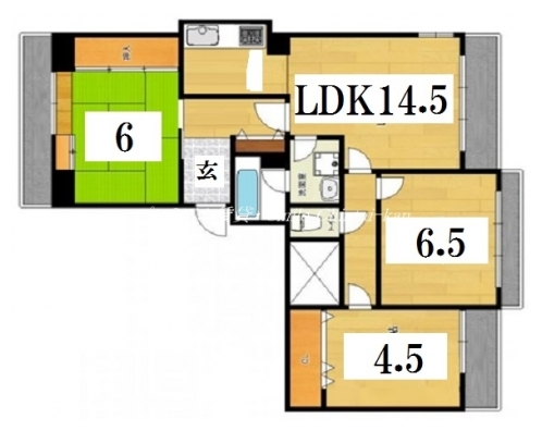 北山TDヒルズ 間取り図