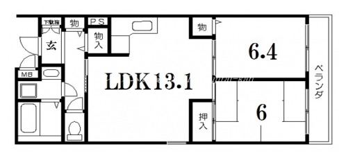 アビターレ室町 間取り図