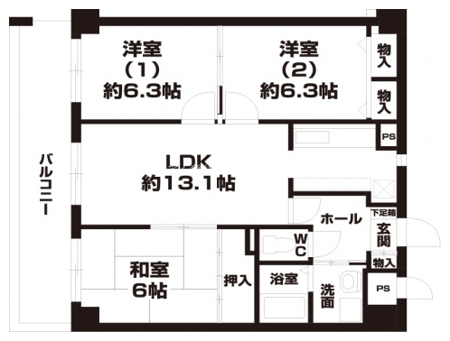 ティファール 間取り図