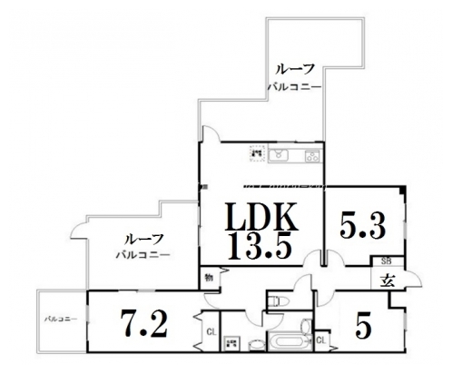 フォルム聖護院別邸 間取り図