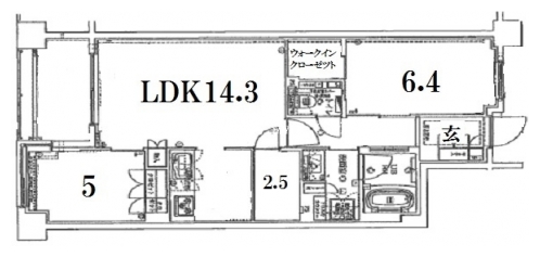 フォルム京都下鴨 間取り図