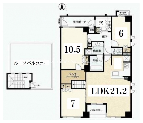 プレイズ御所南 間取り図