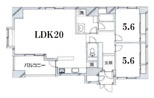 ビューフォート烏丸五条 間取り図