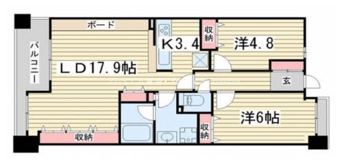 ローレルコート高倉 間取り図