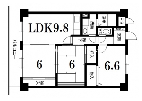 グリシーナ２１ 間取り図